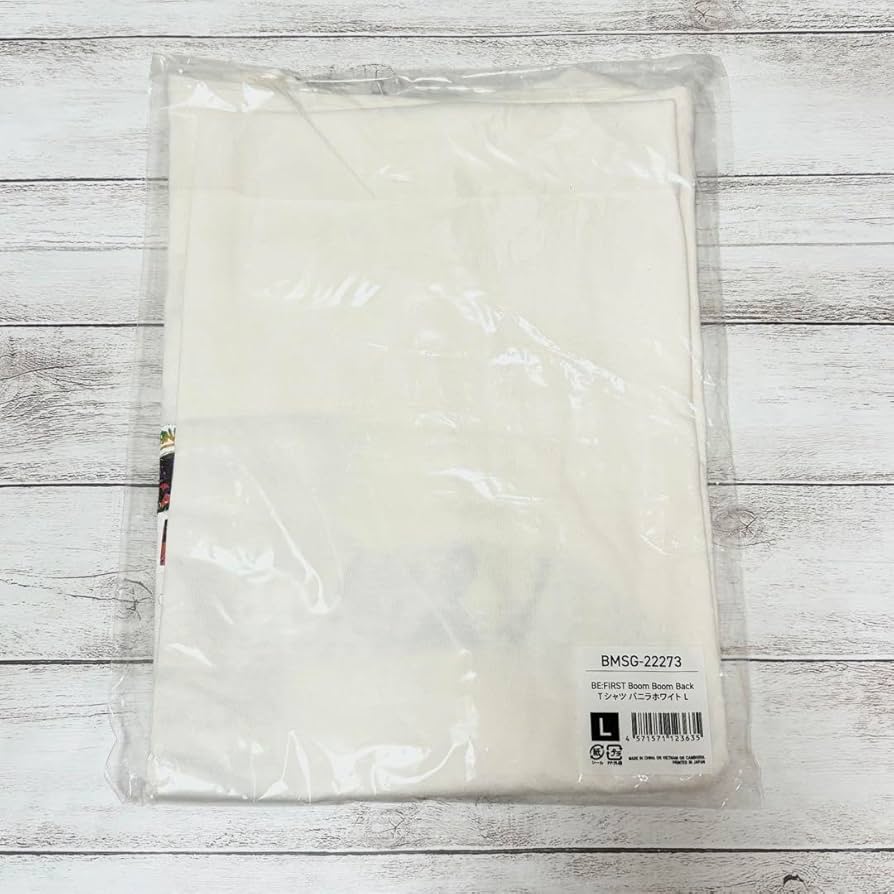 BE:FIRST BMSG Tシャツ バニラホワイト ホワイト L 新品未使用 2025年 BE:FIRST BMSG Tシャツ バニラホワイト ホワイト L 新品未使用 2025年